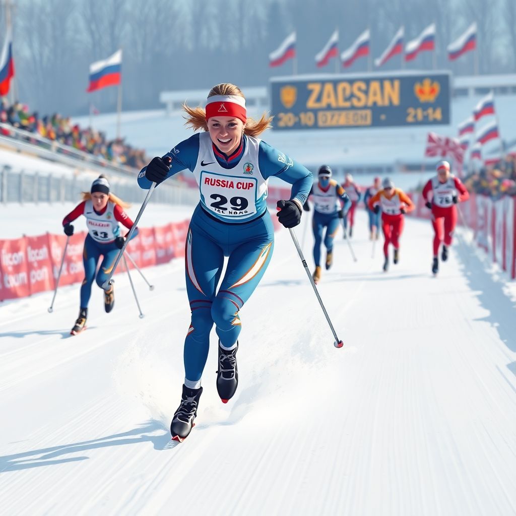Кубок России по лыжам: яркая победа Алены Барановой в спринте в Казани