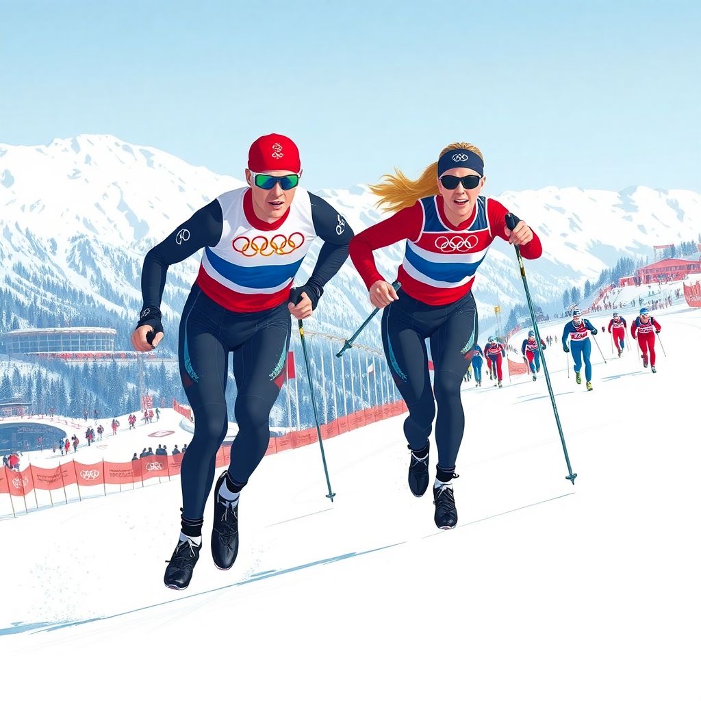 Непряева и Коростелев: уникальный путь российских лыжников к Олимпиаде в Италии