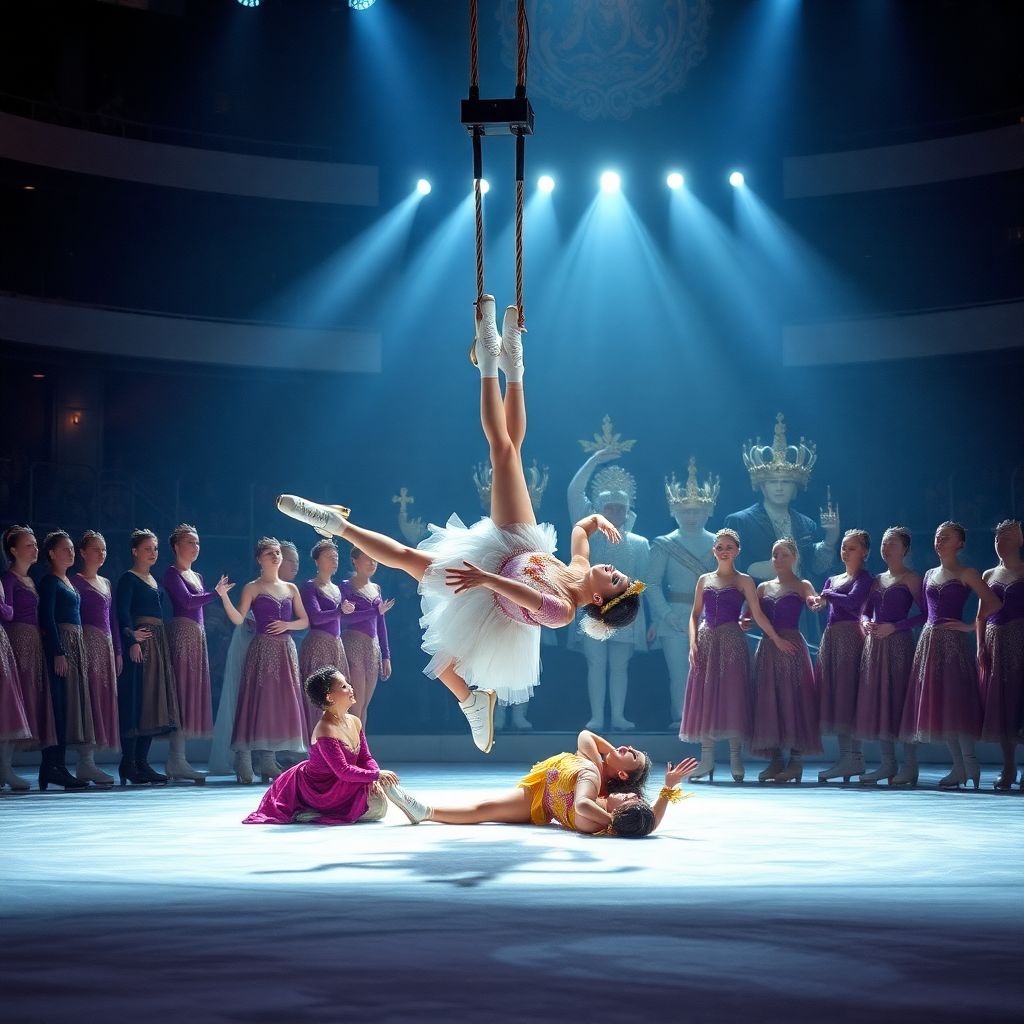 Падение Анны Щербаковой в Спящей красавице: ледовое шоу Плющенко в Москве