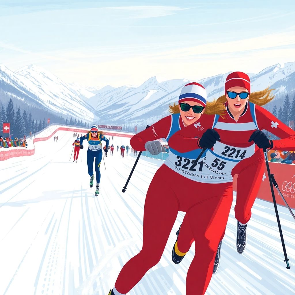 Дарья Непряева снова вне топ-15 Тур де Ски: решающий финиш в Тоблахе проигран