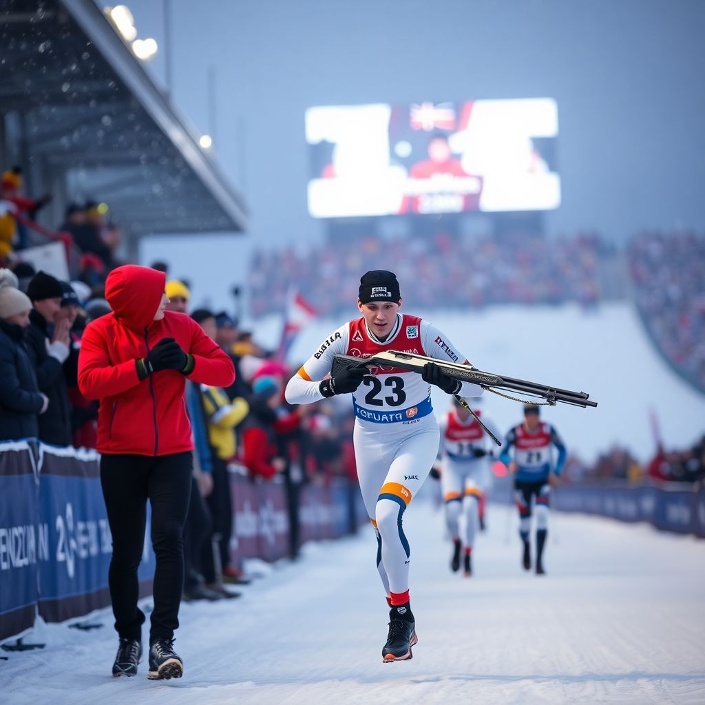 Коновалов без промахов выиграл золото финала Кубка России по биатлону