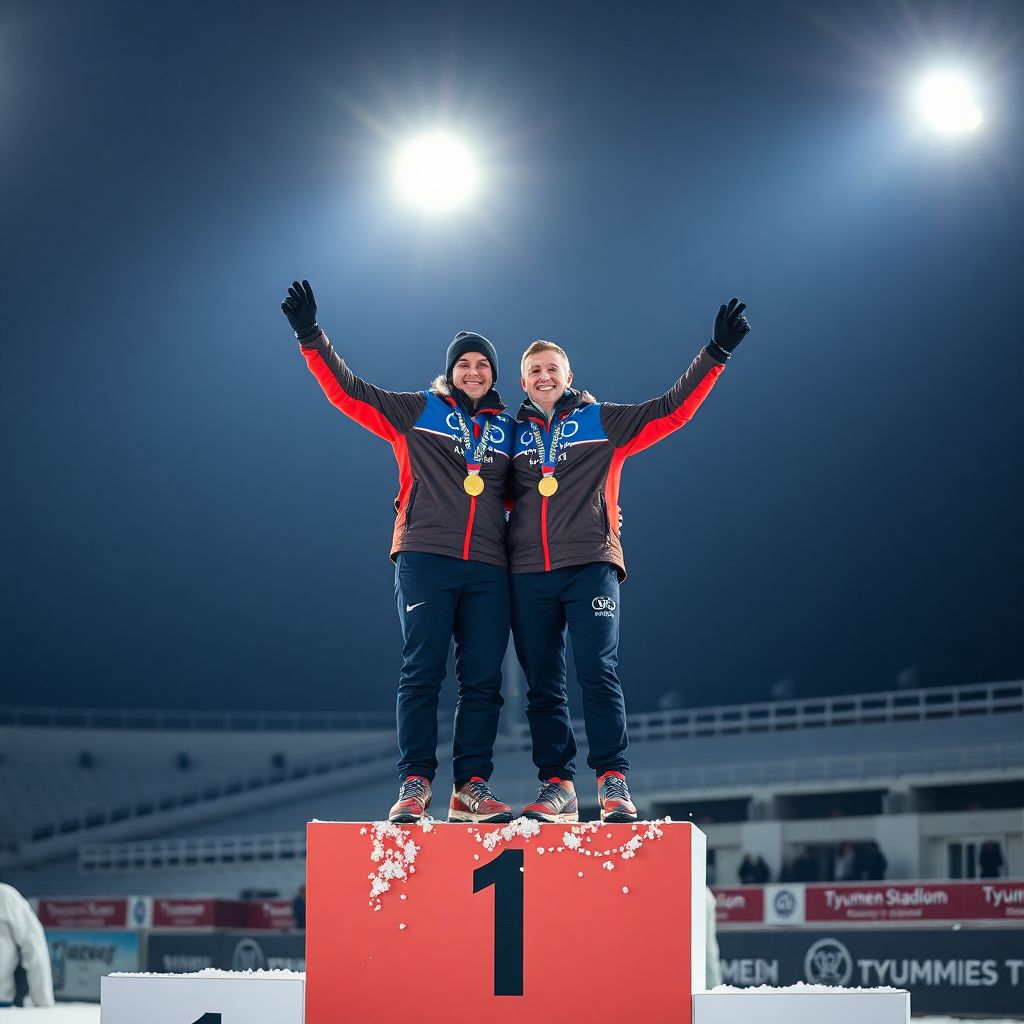 Биатлонная семья Халили доминирует в Тюмени на чемпионате России-2026