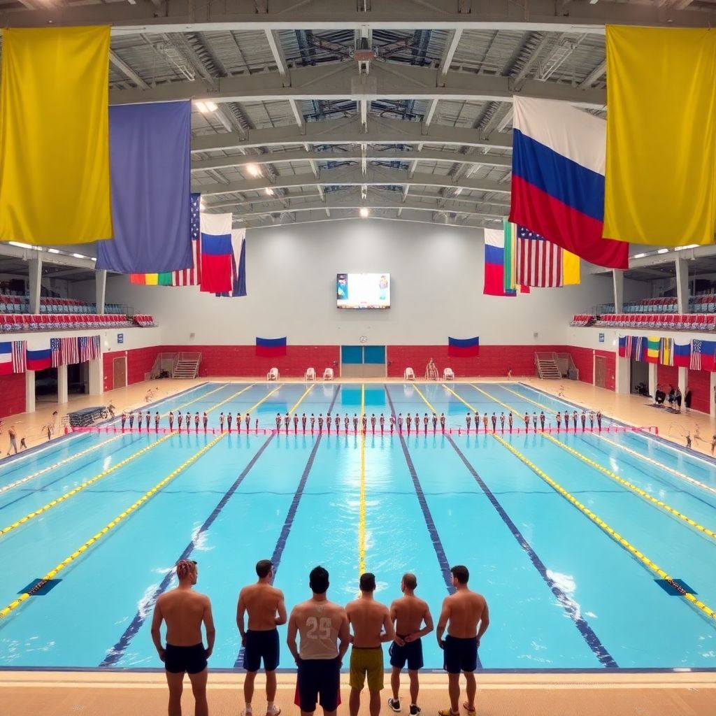Украина бойкотировала матч с Россией, а world aquatics вернула российский флаг